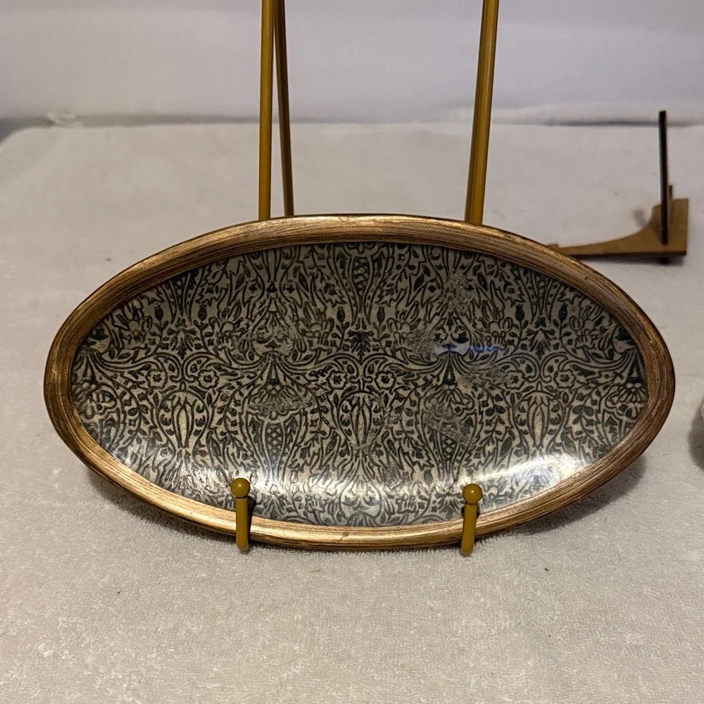 Catch All Tray Resin Handmade Vintage Bowl Collector Tray For keys Trinket Decor